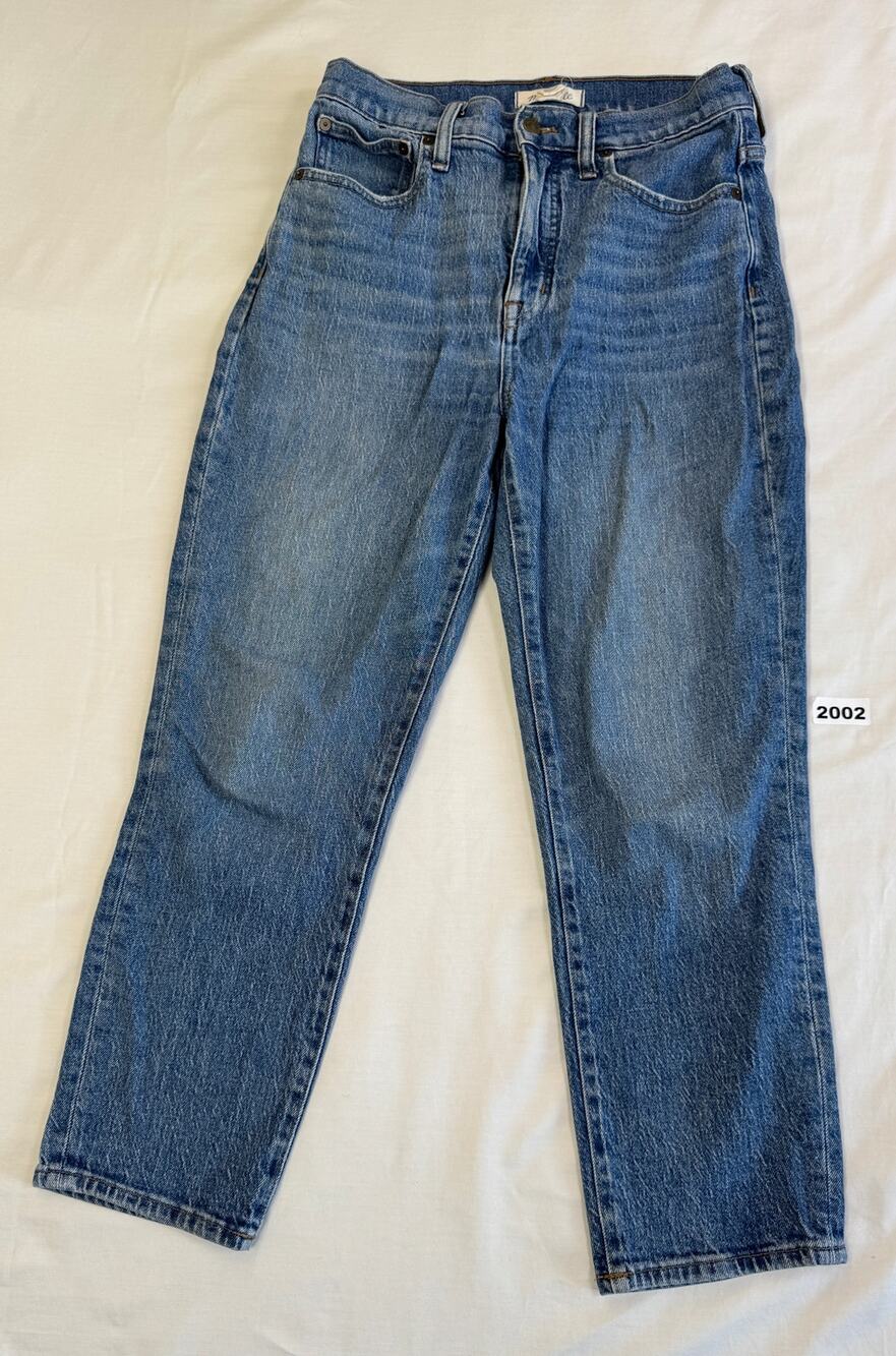 Madewell Classic Straight Jeans Size 27 Medium Wash